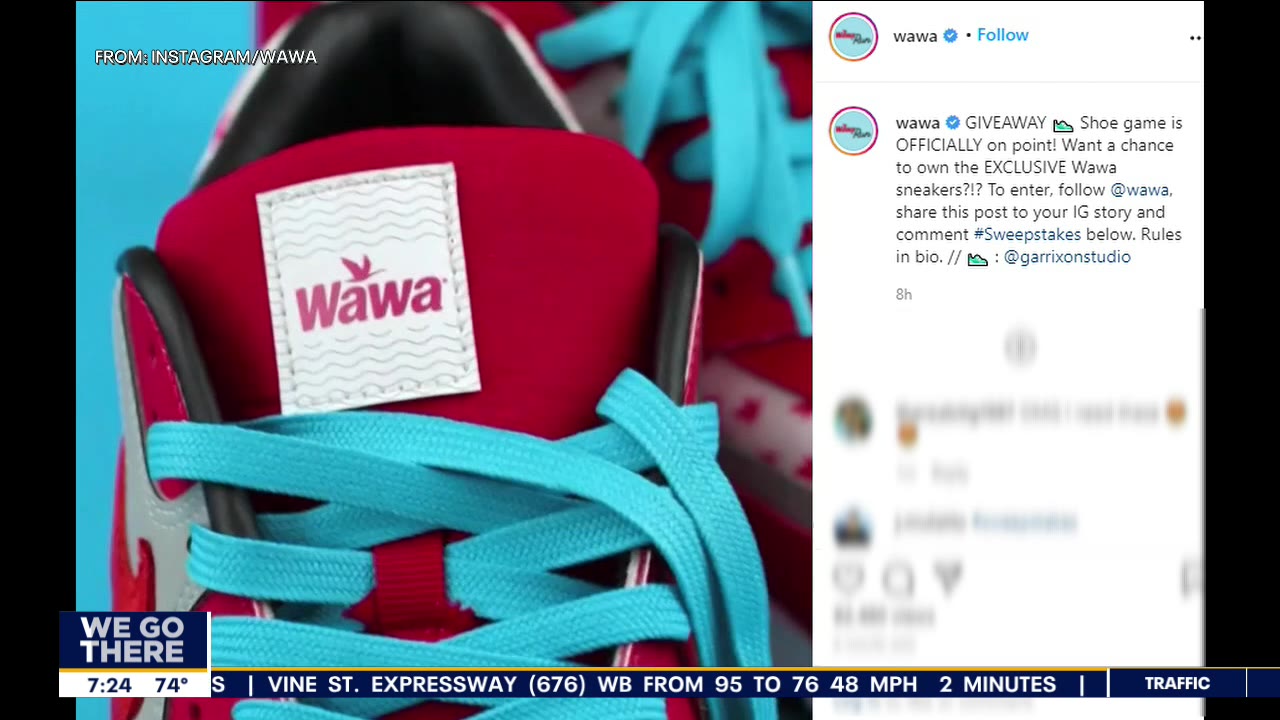 Wawa giving away limited pairs of store themed shoes